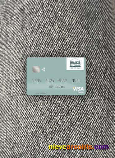 Saint Kitts and Nevis SKNA Bank visa debit card photolook